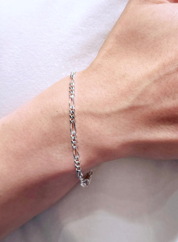 意大利製男裝磁扣手鏈|925純銀