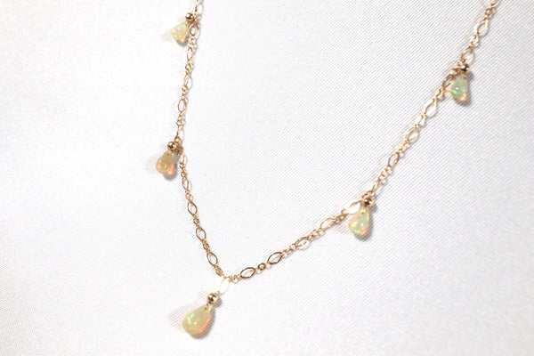 高品質澳寶滿天星項鏈|14K注金|金色