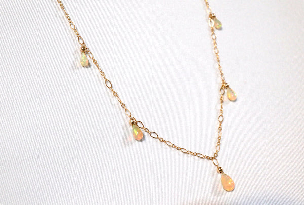 高品質澳寶滿天星項鏈|14K注金|金色