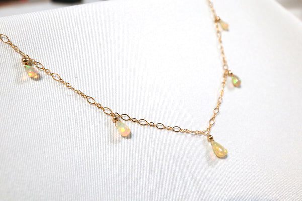 高品質澳寶滿天星項鏈|14K注金|金色