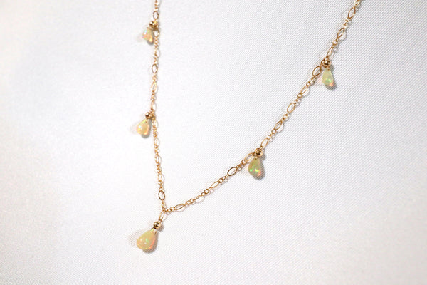 高品質澳寶滿天星項鏈|14K注金|金色