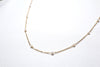 滿天星正圓細珍珠頸鏈|14K注金|金色
