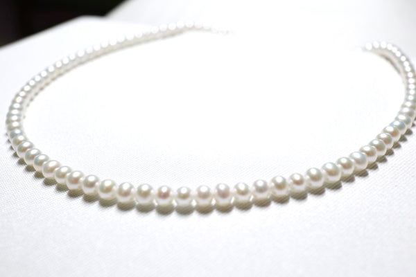 極光珍珠頸鏈|925純銀