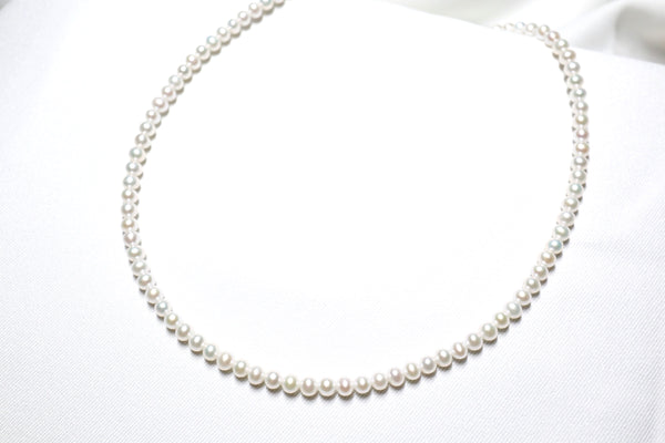 極光珍珠頸鏈|925純銀