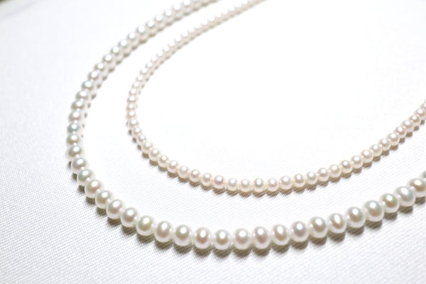 極光珍珠頸鏈|925純銀