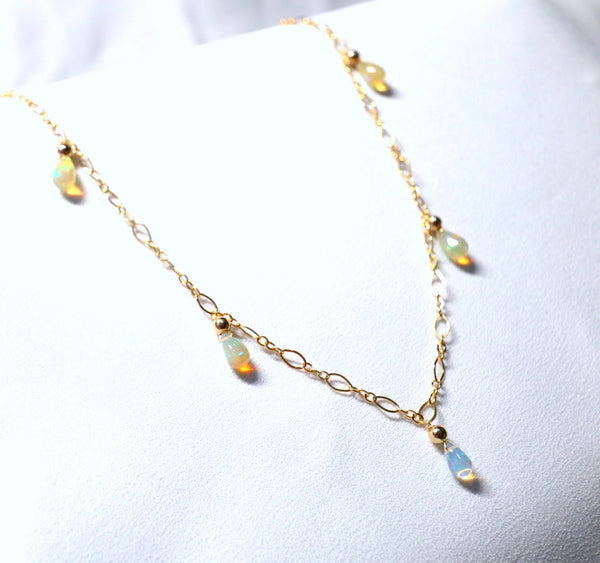 高品質澳寶滿天星項鏈|14K注金|金色