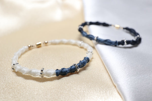 客製雙色情侶磁扣手繩|自選配色|一款兩件