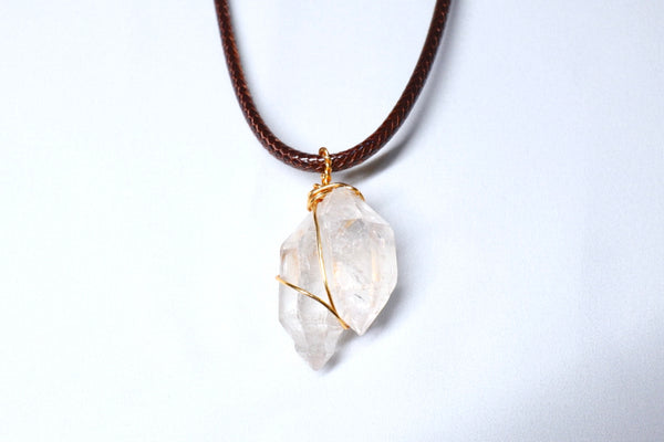 隨形閃靈鑽頸繩|銅線︱啡繩