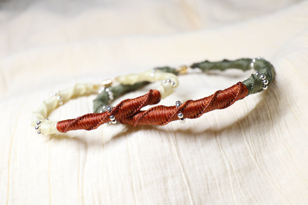 客製雙色情侶磁扣手繩|自選配色|一款兩件