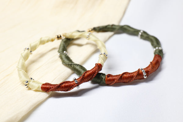 客製雙色情侶磁扣手繩|自選配色|一款兩件