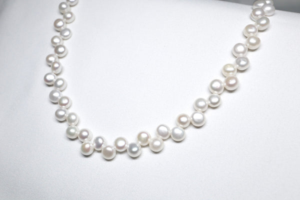 Z珍珠頸鏈|14K注金|金色