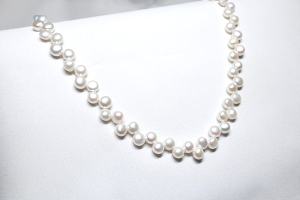 Z珍珠頸鏈|14K注金|金色