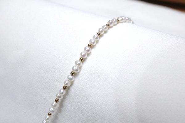 強光珍珠點·綴手鏈|14K注金|金色