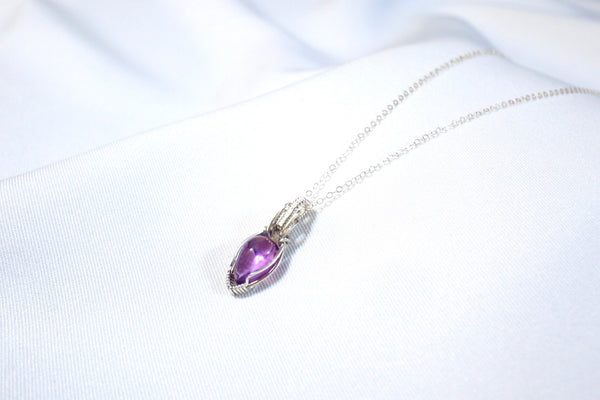 紫晶皇冠項鏈|925純銀