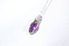 紫晶皇冠項鏈|925純銀
