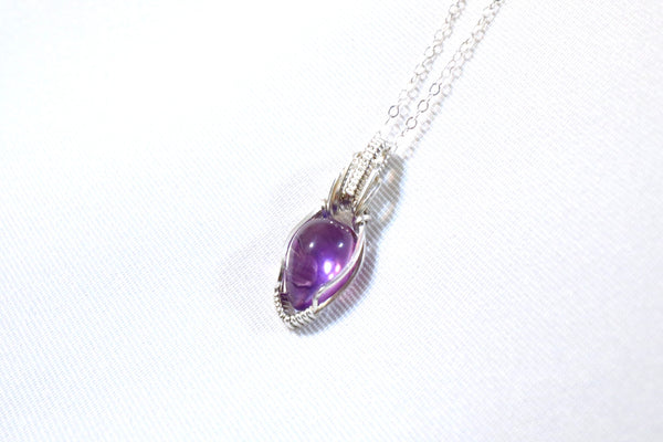 紫晶皇冠項鏈|925純銀