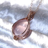 冰種粉晶女皇項鏈|14K注金|玫瑰金色