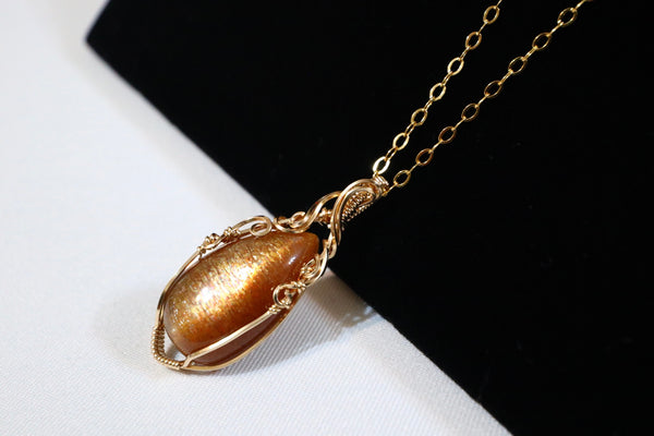 十字星光金骨幹藤蔓項鏈|14K注金|金色