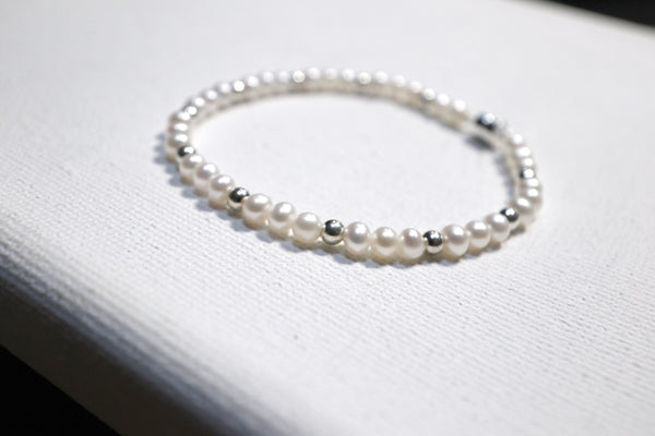 點·綴珍珠手鏈|925純銀