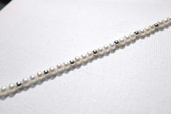 點·綴珍珠手鏈|925純銀