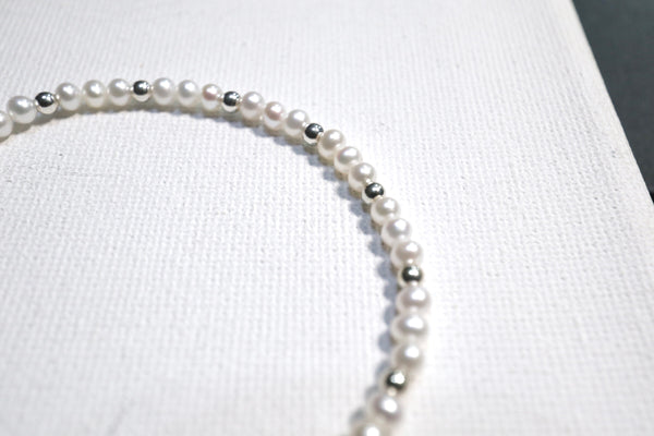 點·綴珍珠手鏈|925純銀