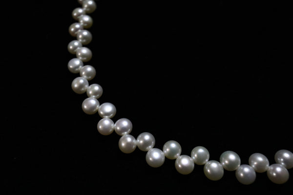 Z珍珠頸鏈|14K注金|金色