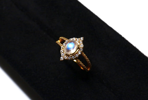 Moonstone Ring｜14K Gold