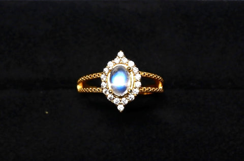 Moonstone Ring｜14K Gold